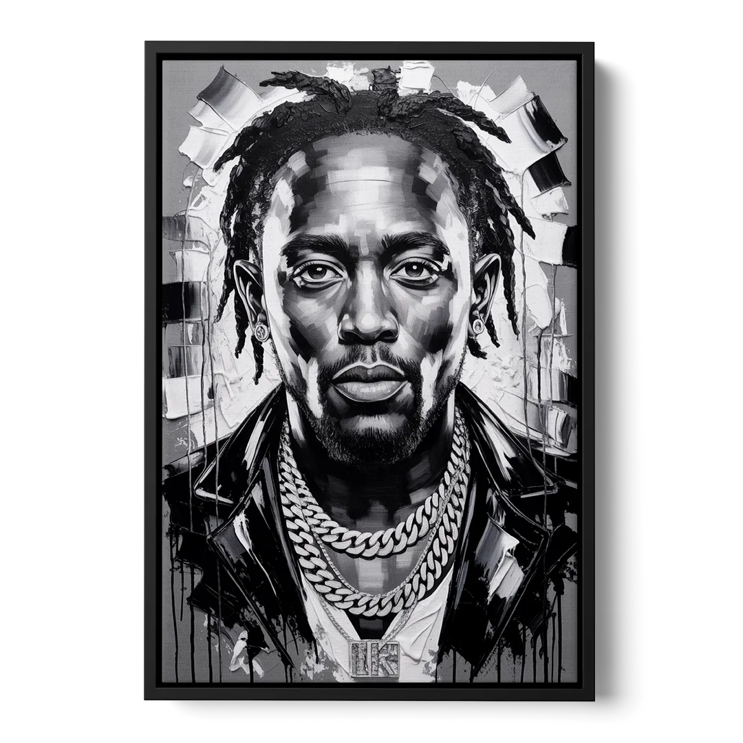 Humble Soul 2.0 - Black Frame Canvas