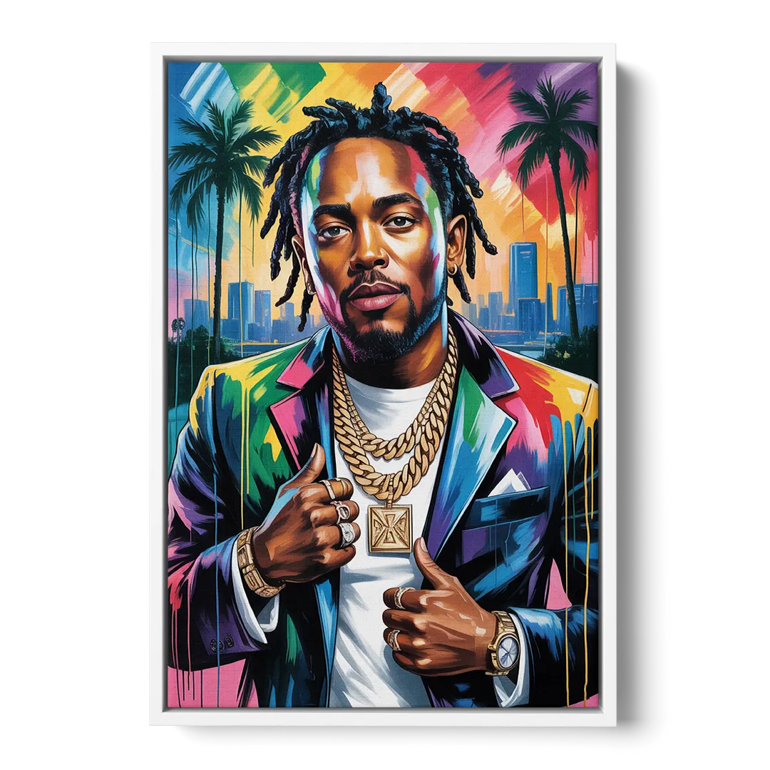 Humble Soul - White Frame Canvas