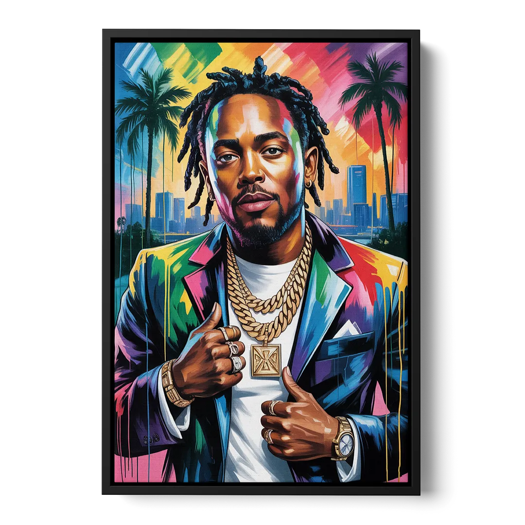 Humble Soul - Black Frame Canvas