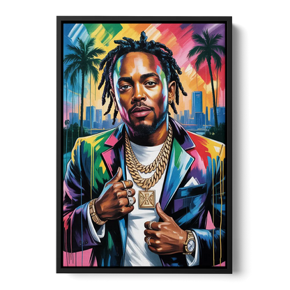 Humble Soul - Black Frame Canvas