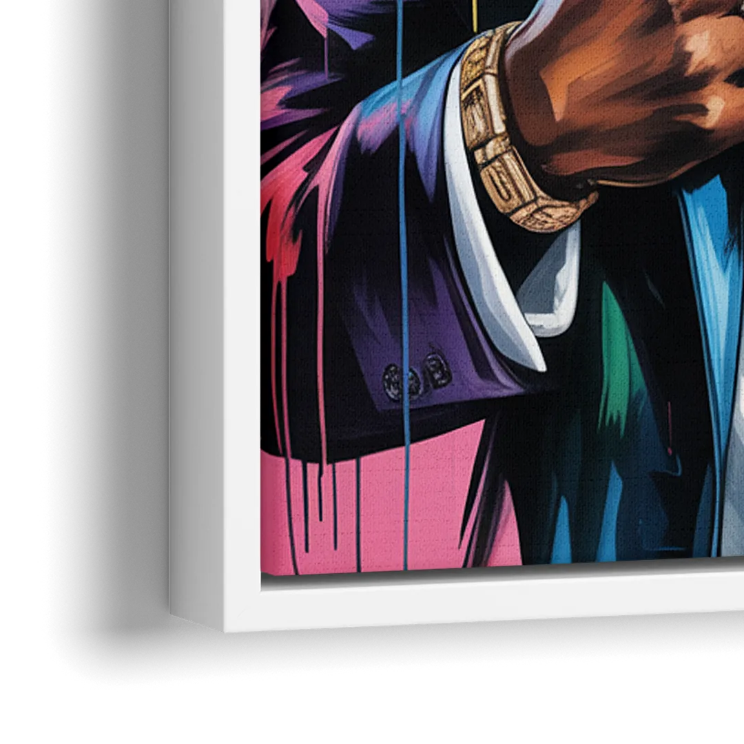 Humble Soul - Close-Up White Frame Canvas