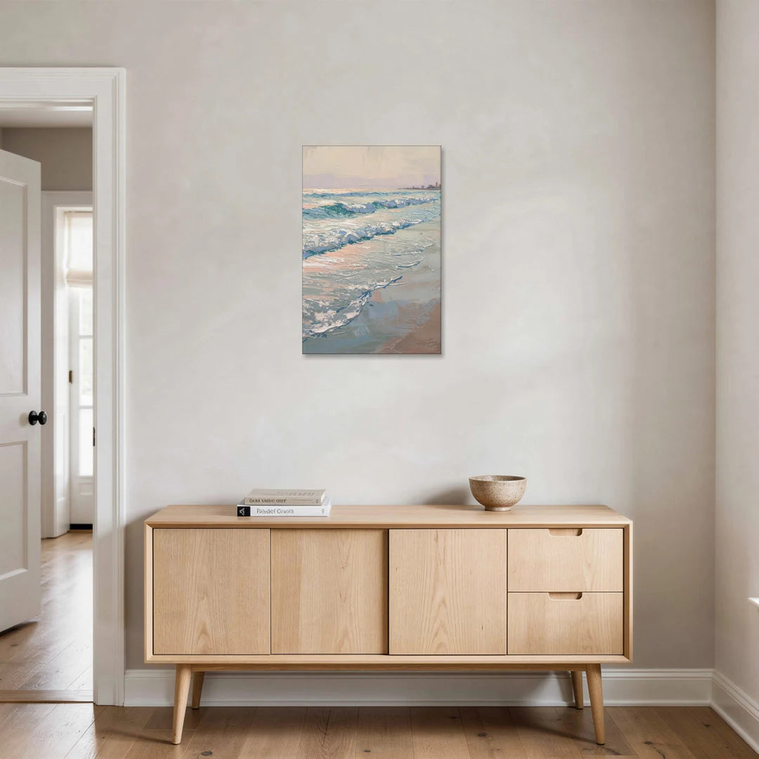 Huntington Beach Ocean Waves - Canvas Wall Art - Coffee Table - 20x30