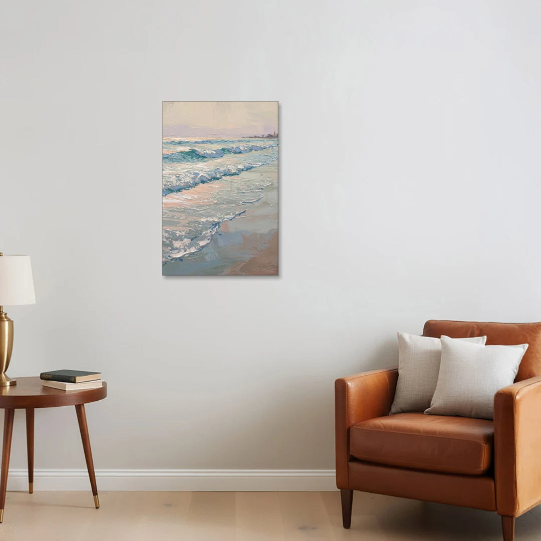 Huntington Beach Ocean Waves - Canvas Wall Art - Sofa - 20x30
