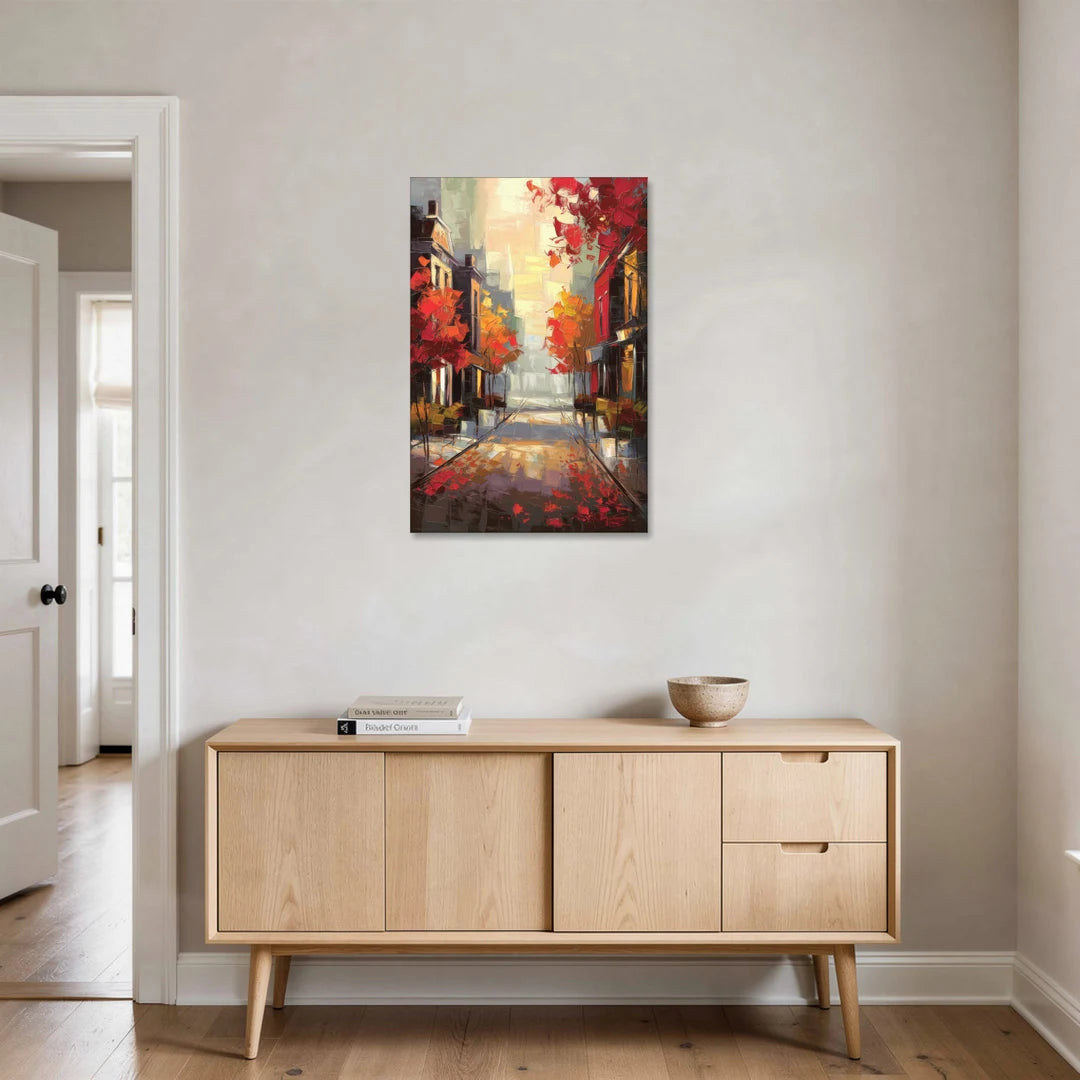 Huntsville Autumn Foliage Charm - Canvas Wall Art - Coffee Table - 24x36