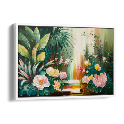 Huntsville Botanical Garden Bliss Side - White Canvas Wall Art