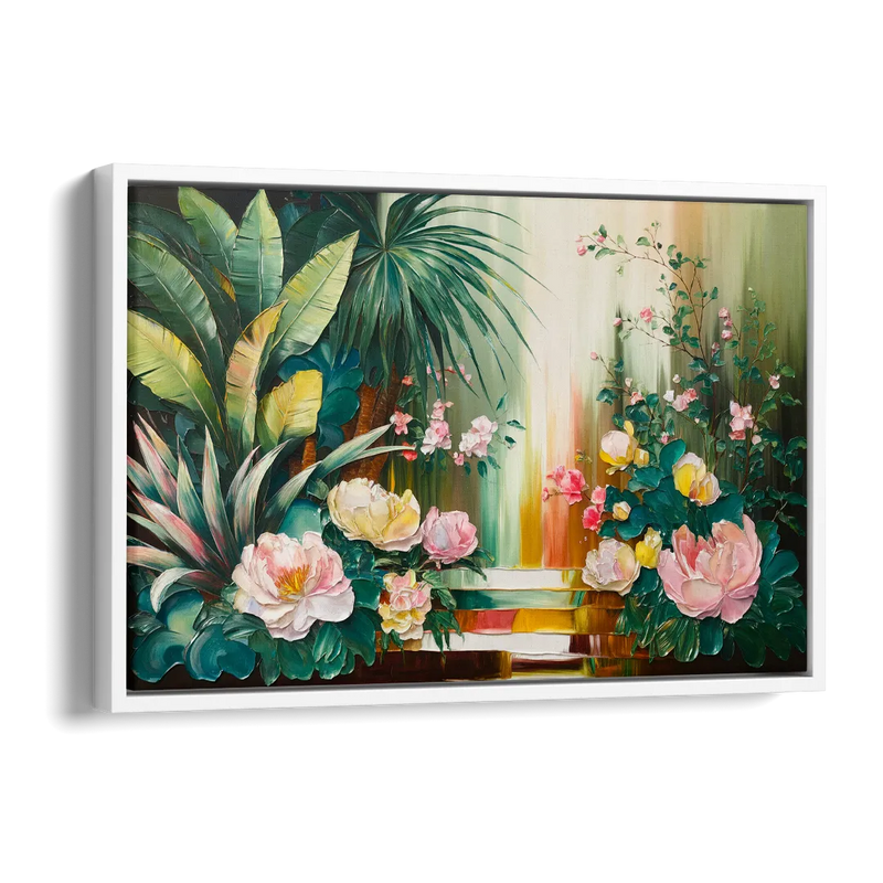 Huntsville Botanical Garden Bliss Side - White Canvas Wall Art