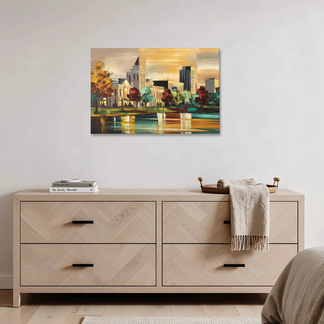 Huntsville Historic Downtown - Canvas Wall Art - Coffee Table - 36x24