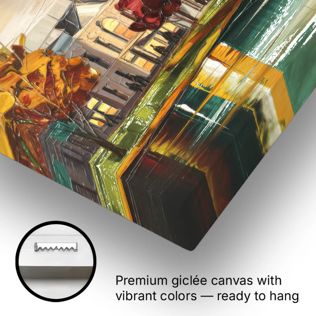 Huntsville Historic Downtown - Canvas Wall Art - Gallery Wrap Corner