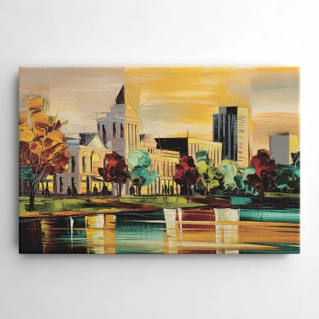 Huntsville Historic Downtown - Canvas Wall Art