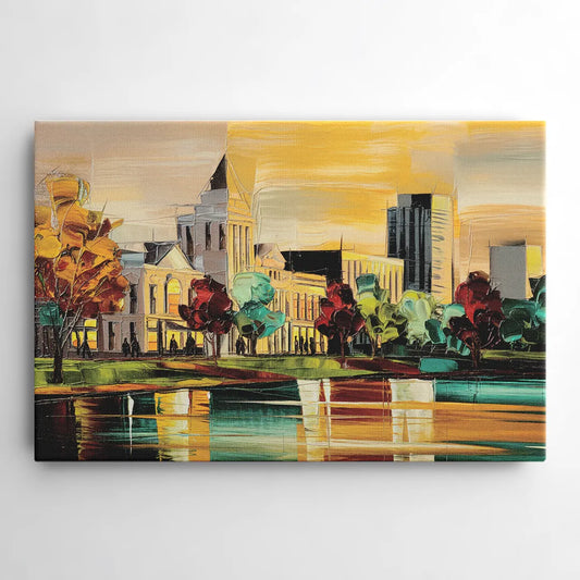 Huntsville Historic Downtown - Canvas Wall Art