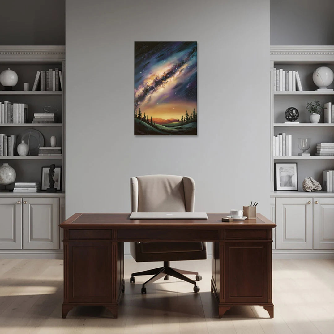 Huntsville Night Sky Astronomy - Canvas Wall Art - Office - 24x36