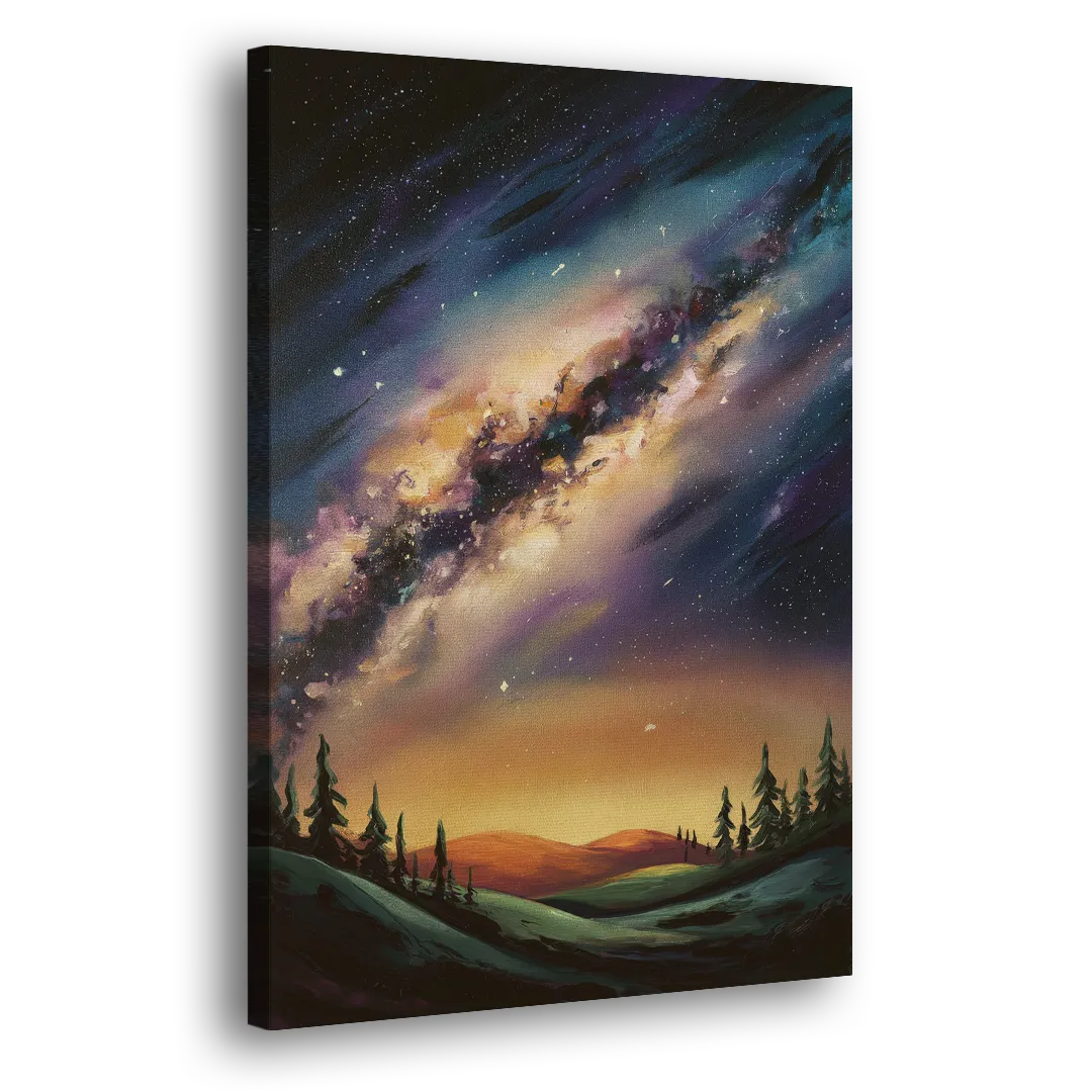Huntsville Night Sky Astronomy Side - Canvas Wall Art