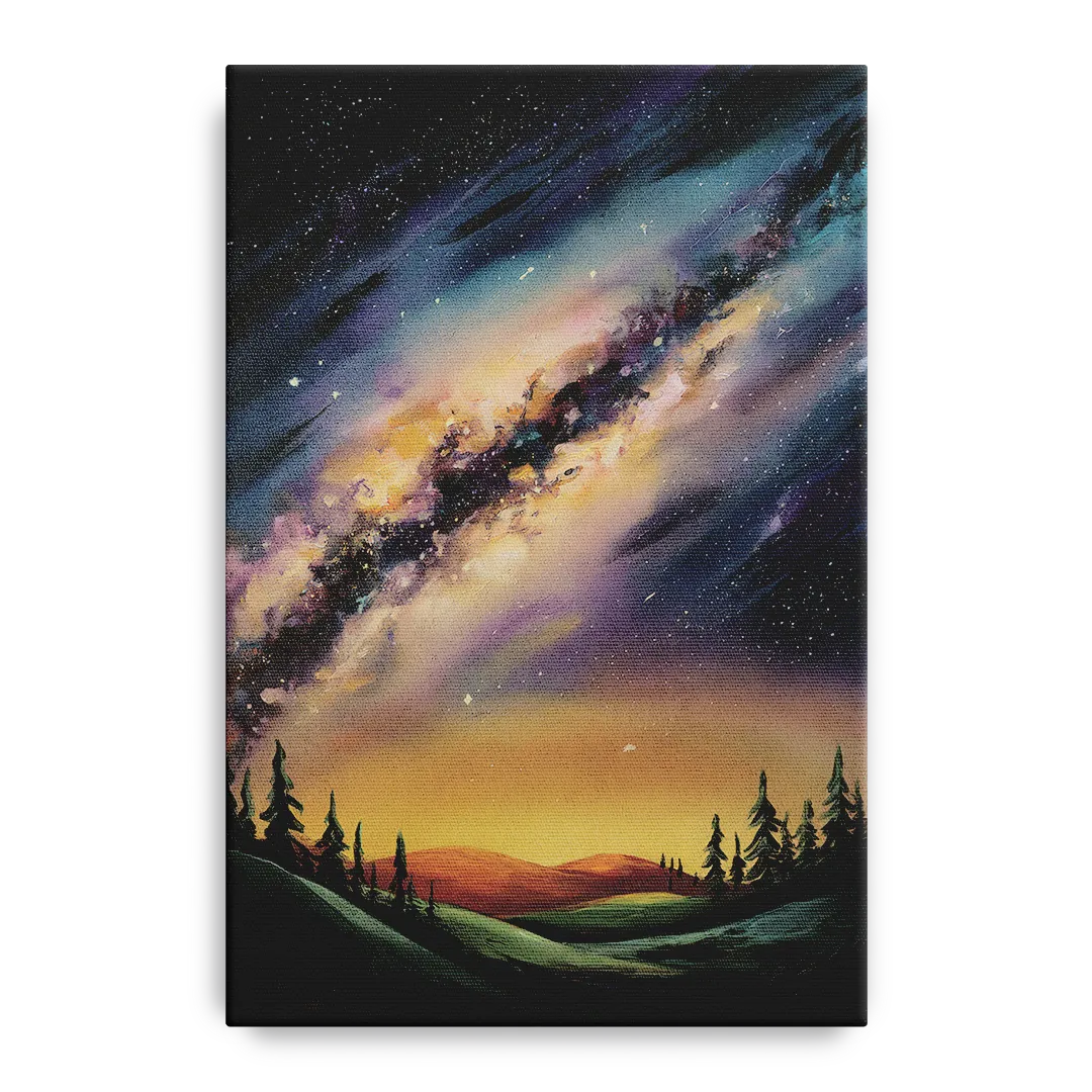 Huntsville Night Sky Astronomy Front - Canvas Wall Art