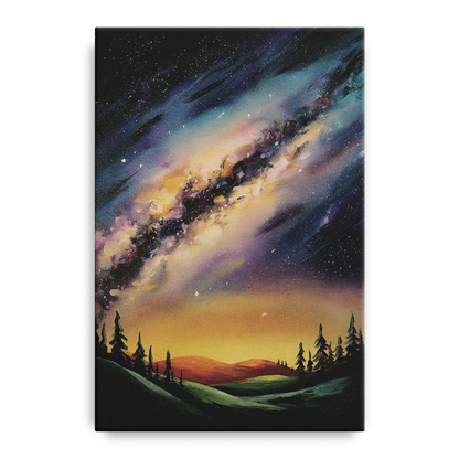 Huntsville Night Sky Astronomy Front - Canvas Wall Art