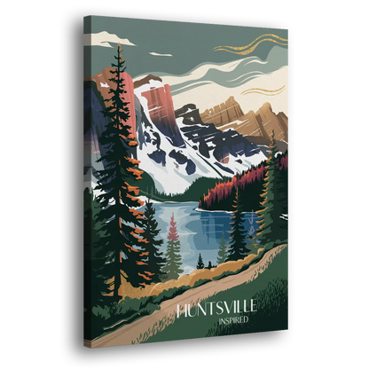 Huntsville Scenic Mountain View Side - Canvas Wall Art