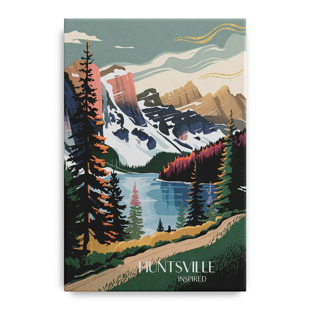 Huntsville Scenic Mountain View Front - Canvas Wall Art