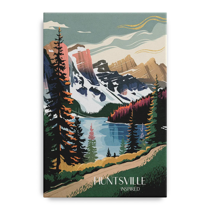 Huntsville Scenic Mountain View Front - Canvas Wall Art