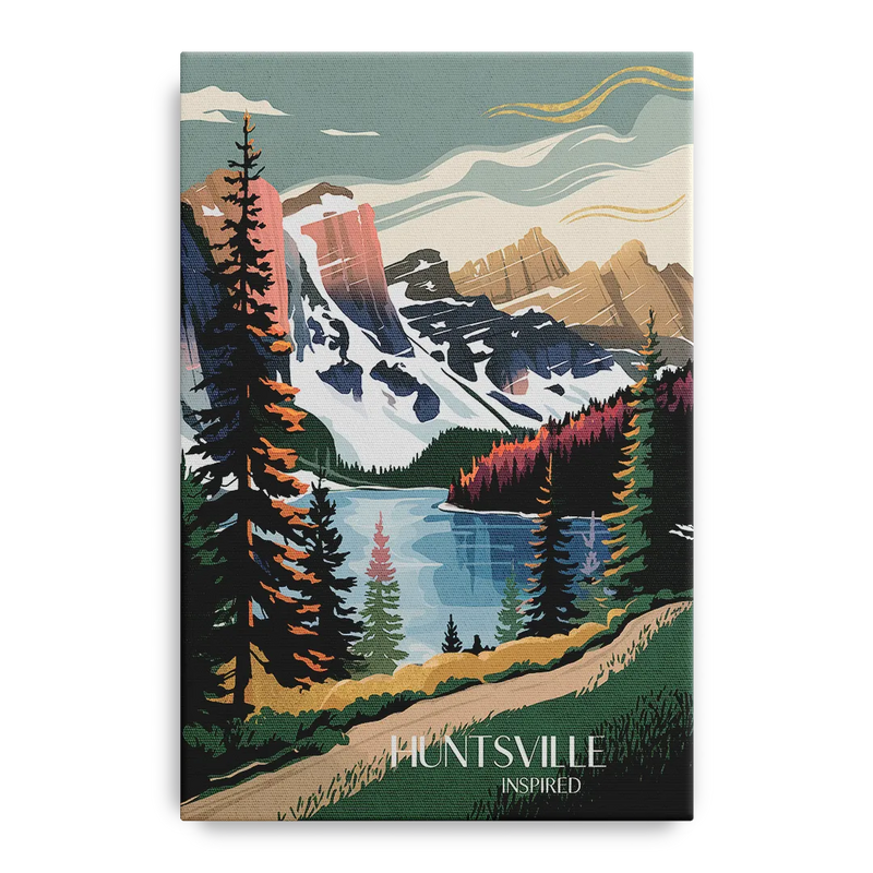 Huntsville Scenic Mountain View Front - Canvas Wall Art