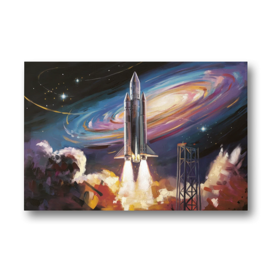 Huntsville Space Center Tribute - Canvas Wall Art - Front