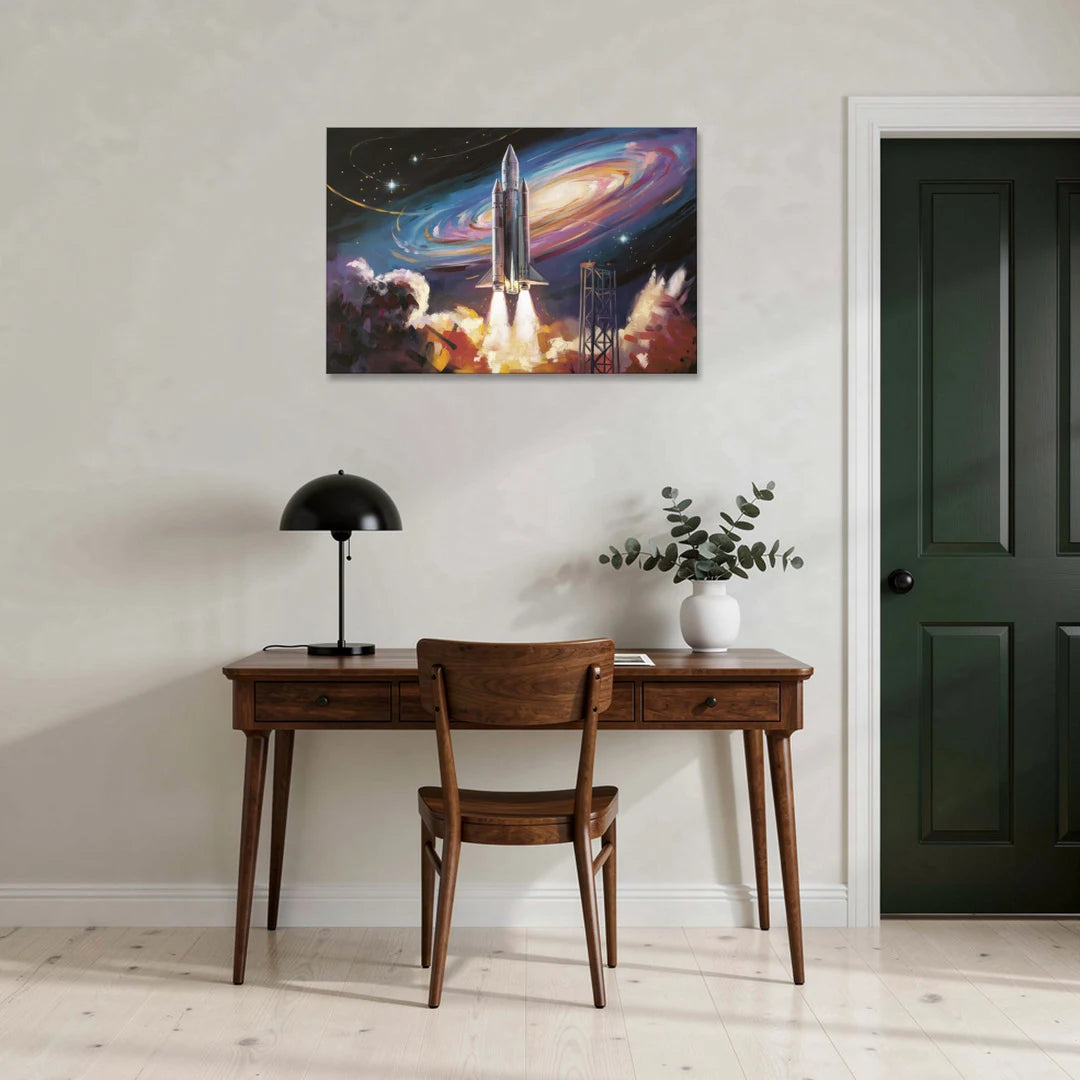 Huntsville Space Center Tribute - Canvas Wall Art - Office - 36x24