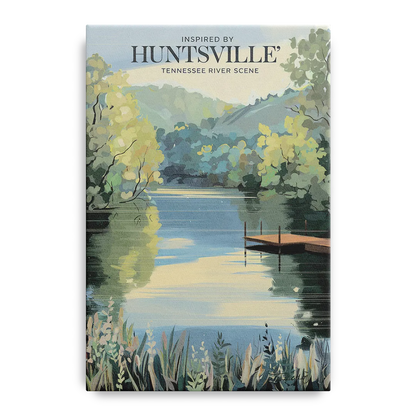 Huntsville Tennessee River Serenity Front - Canvas Wall Art