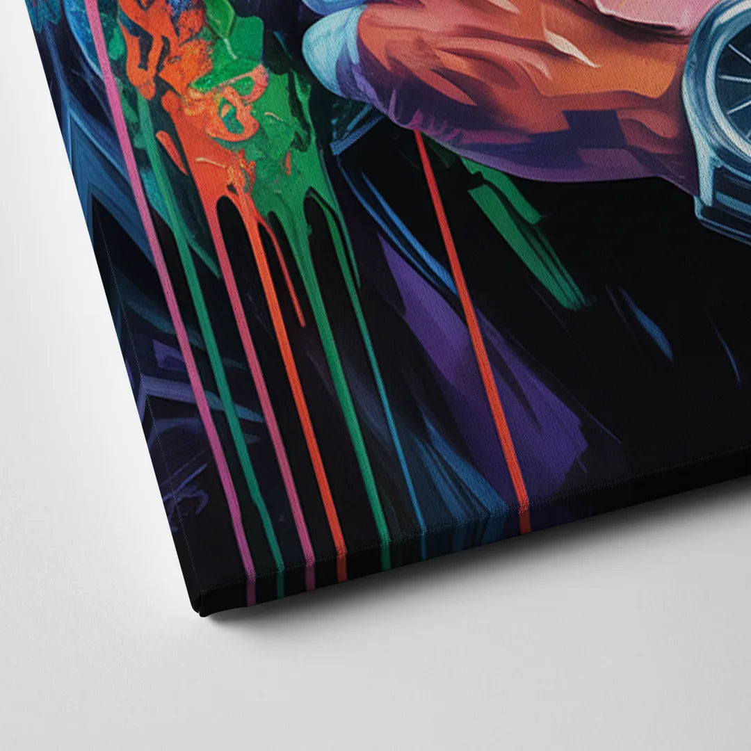 Hustle Canvas Close Up