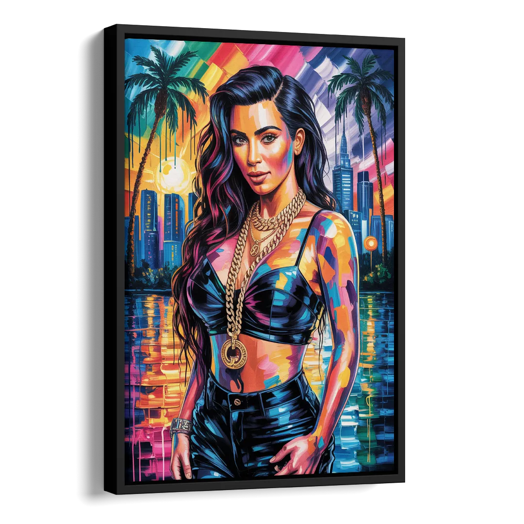 Iconic 2.0 Side - Black Canvas Wall Art