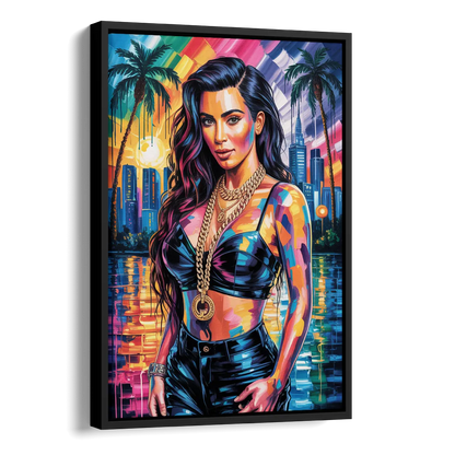 Iconic 2.0 Side - Black Canvas Wall Art