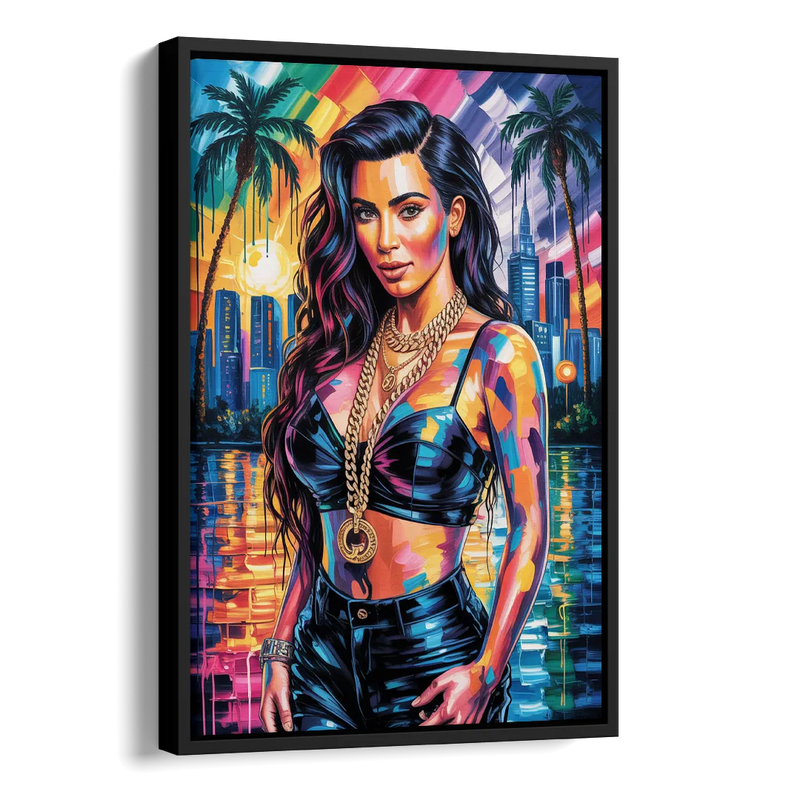 Iconic 2.0 Side - Black Canvas Wall Art