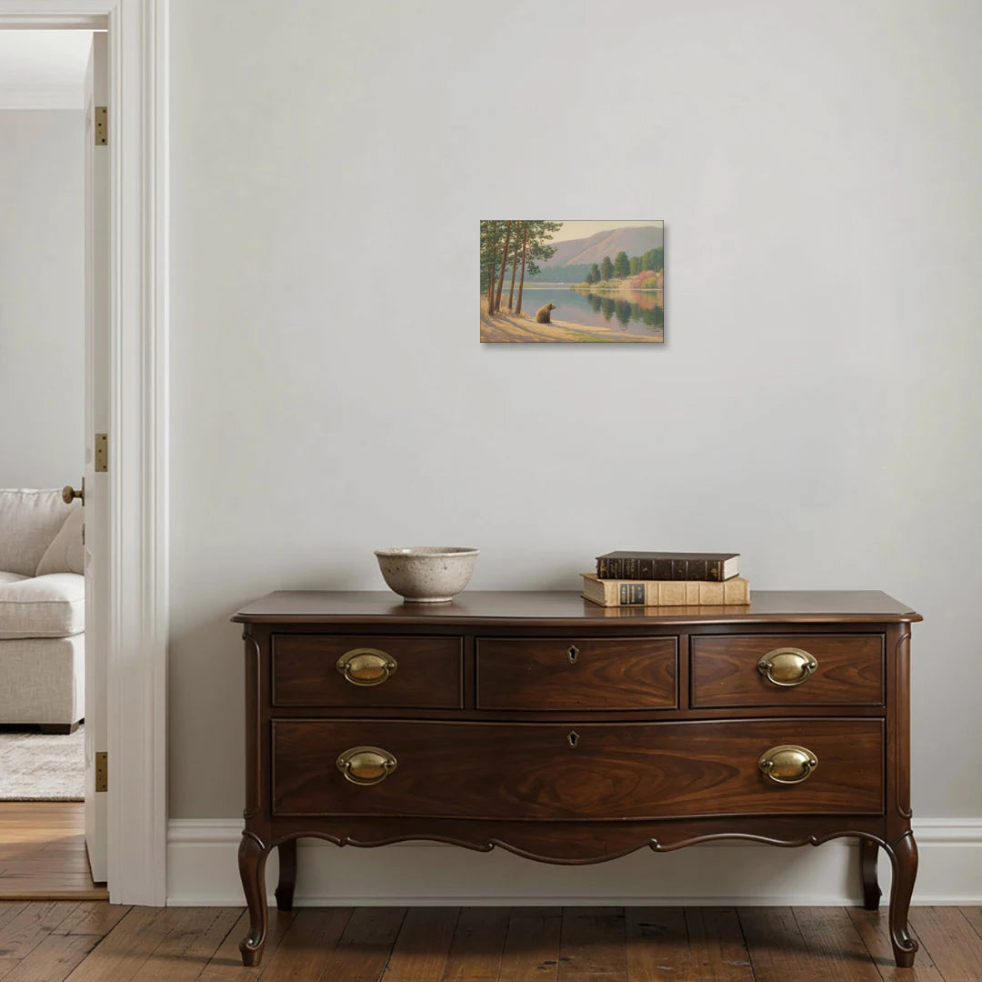 Iconic Big Bear Lake View - Canvas Wall Art - Coffee Table - 18x12