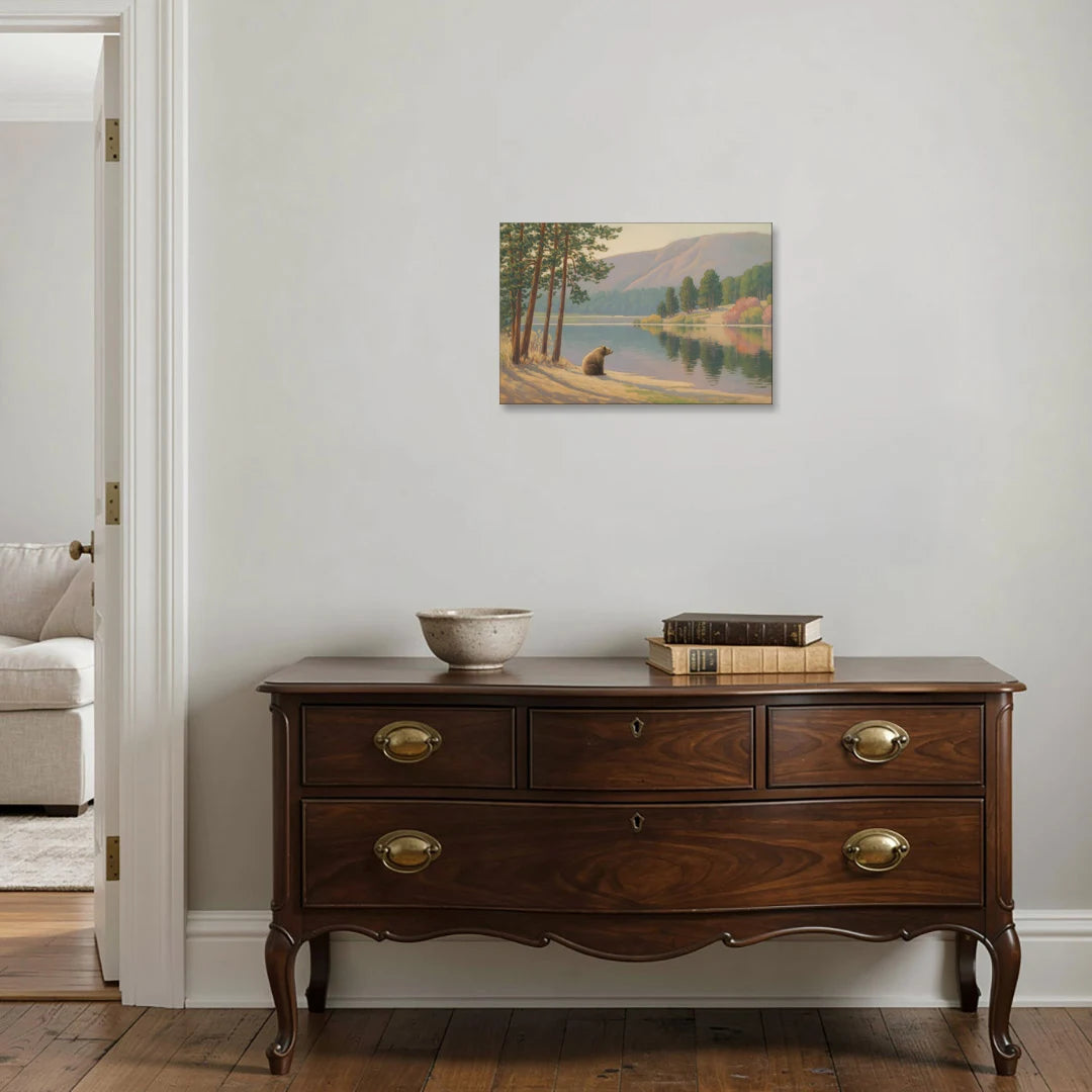 Iconic Big Bear Lake View - Canvas Wall Art - Coffee Table - 24x16