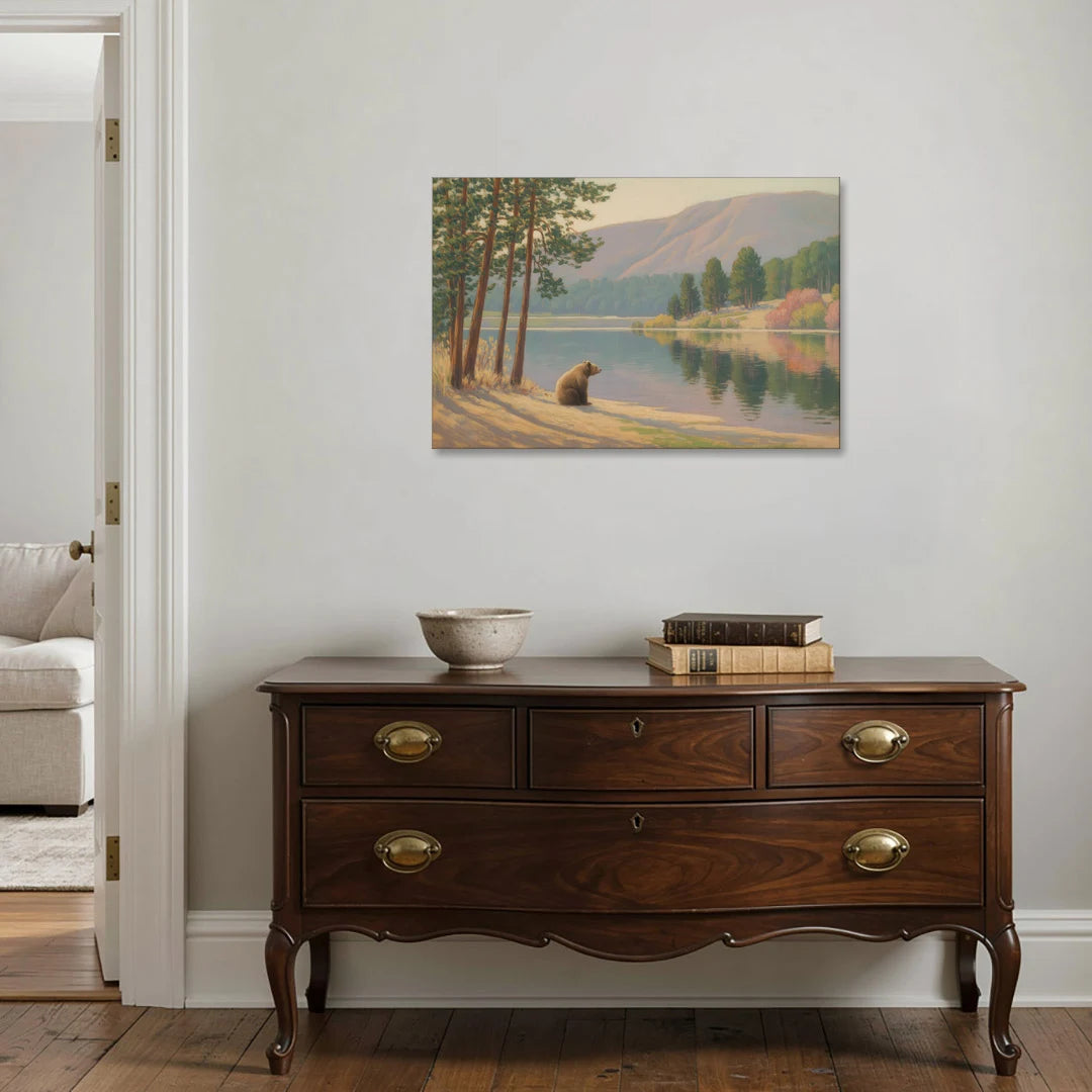 Iconic Big Bear Lake View - Canvas Wall Art - Coffee Table - 36x24