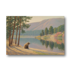 Iconic Big Bear Lake View - Canvas Wall Art - Front