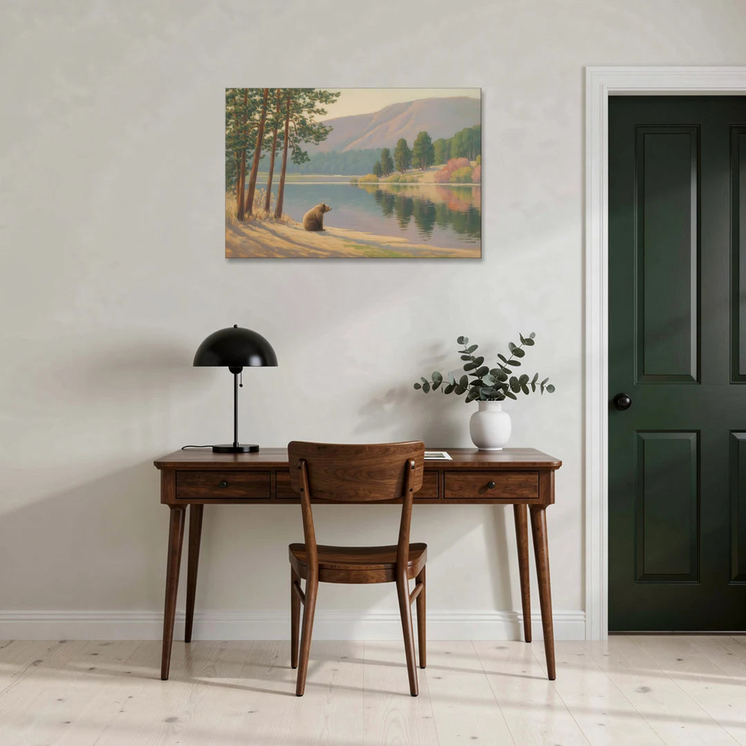 Iconic Big Bear Lake View - Canvas Wall Art - Office - 36x24