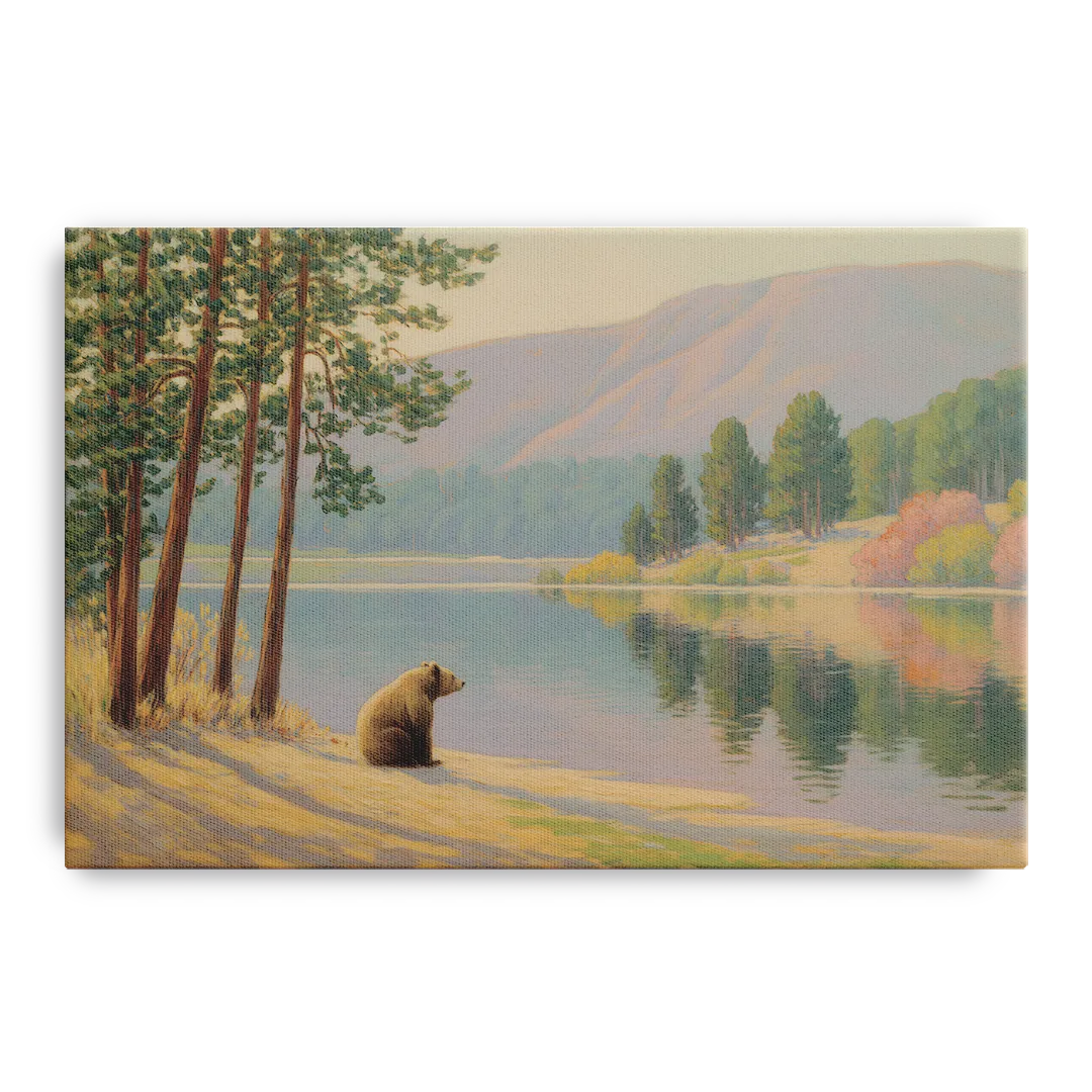 Iconic Big Bear Lake View - Canvas Wall Art