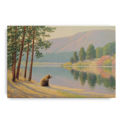 Iconic Big Bear Lake View - Canvas Wall Art