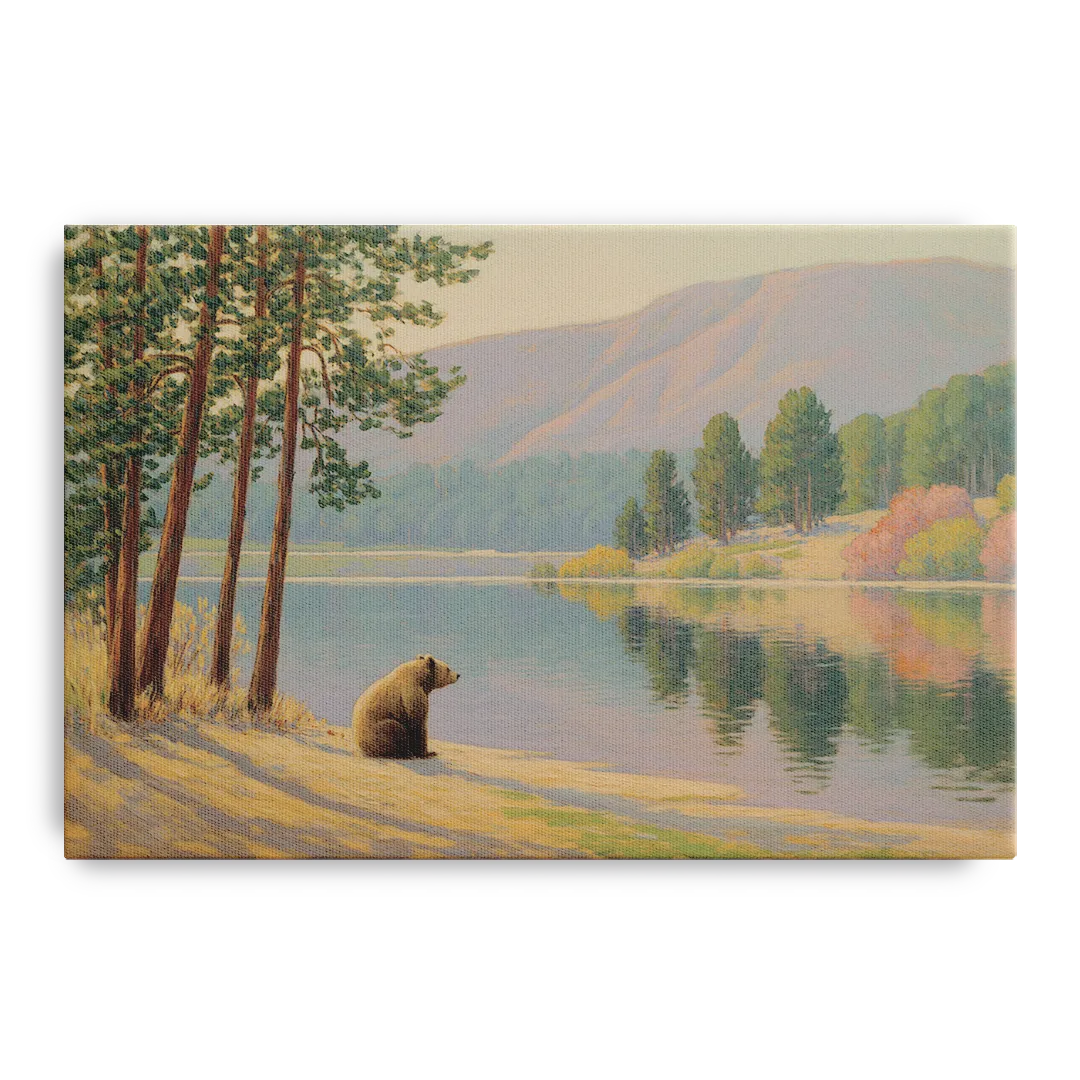 Iconic Big Bear Lake View Front - Canvas Wall Art