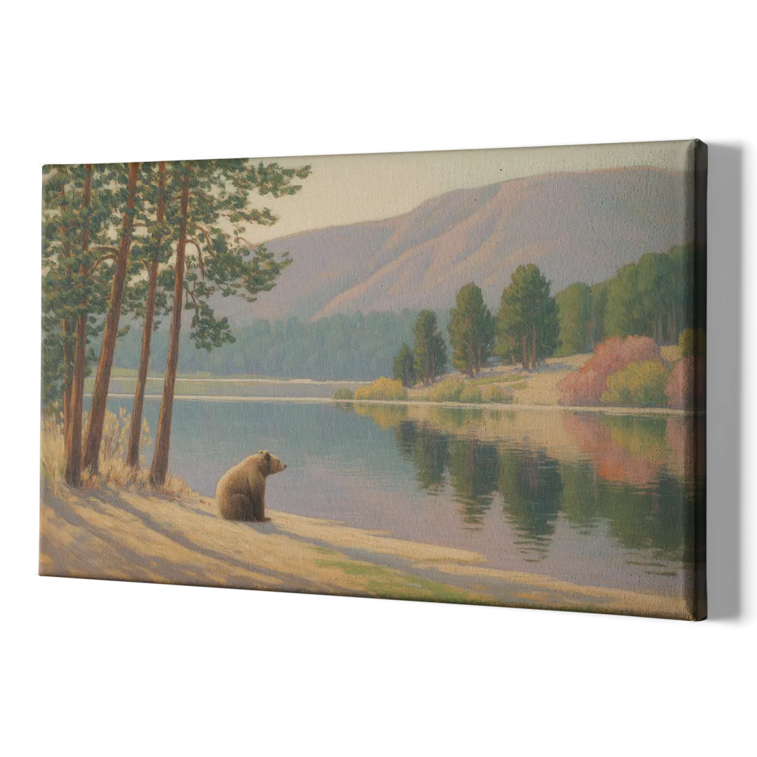 Iconic Big Bear Lake View - Canvas Print Art Sides