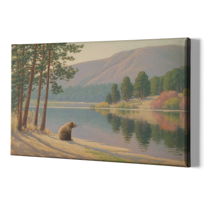 Iconic Big Bear Lake View - Canvas Print Art Sides