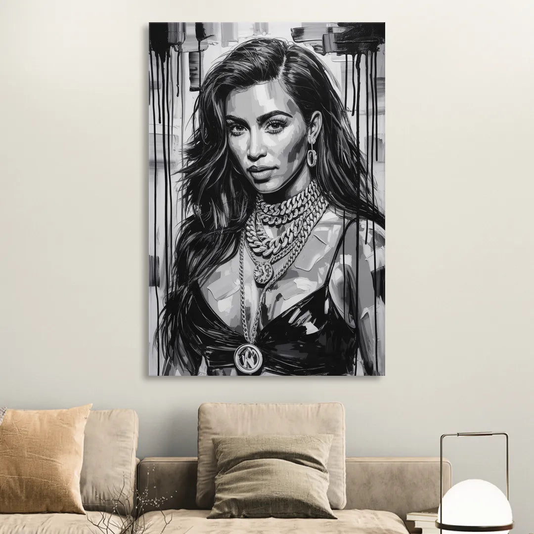 Iconic Living Room - Canvas Wall Art
