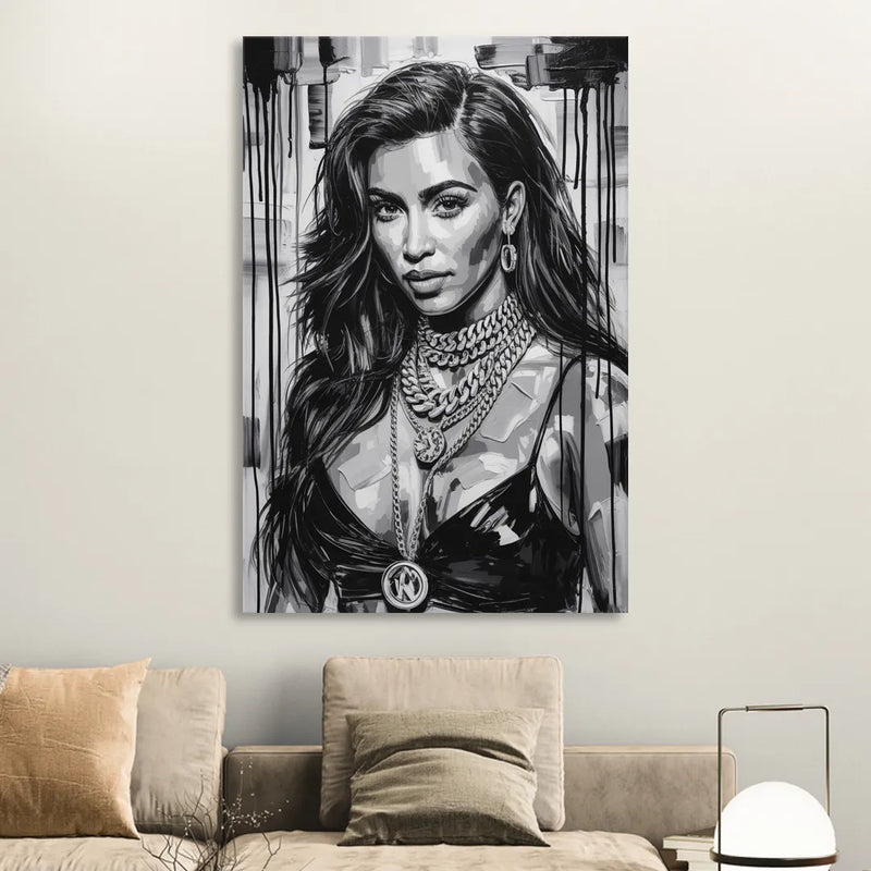 Iconic Living Room - Canvas Wall Art