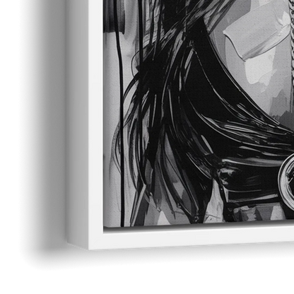 Iconic - Close-Up White Frame Canvas