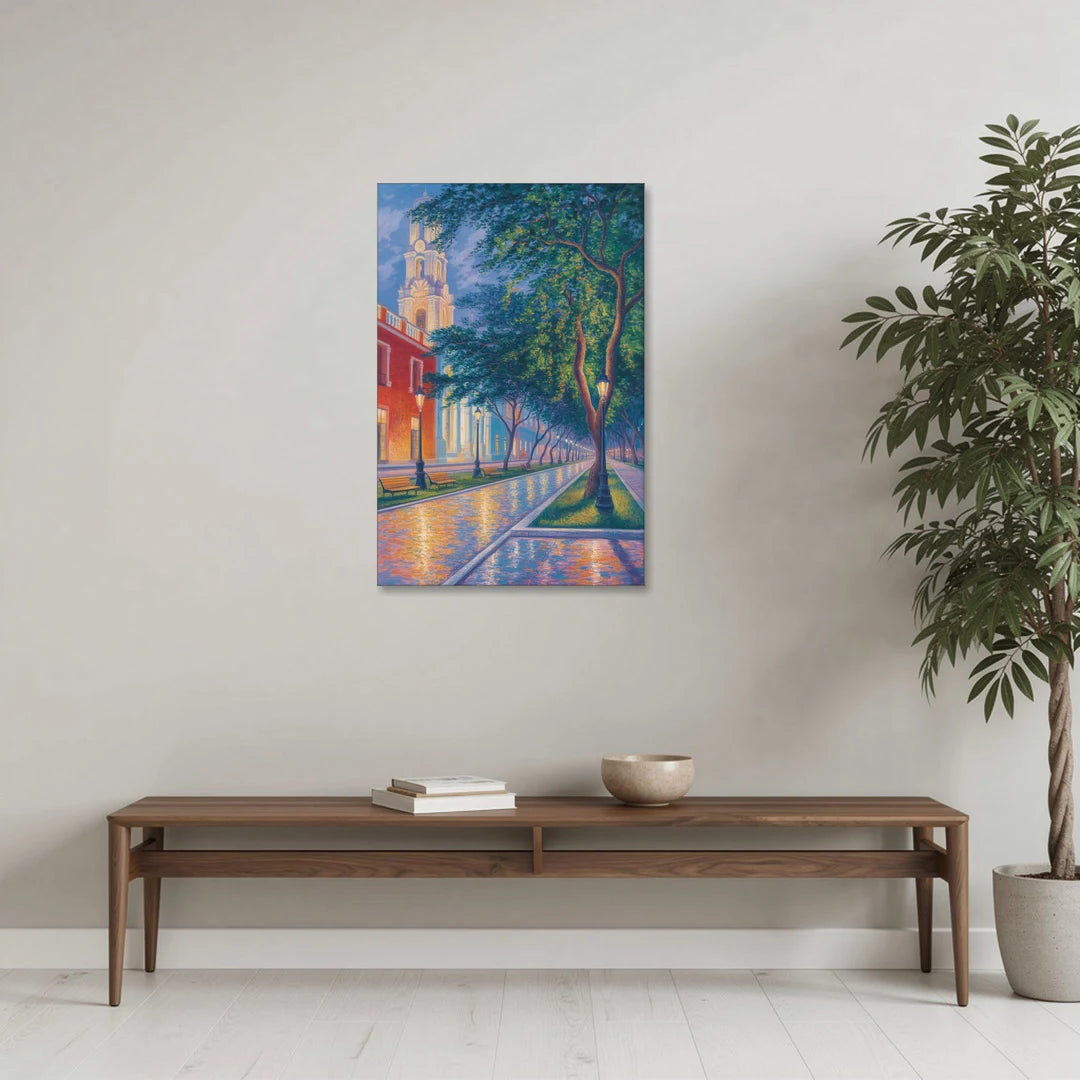 Independencia Park Evening - Canvas Wall Art - Coffee Table - 24x36