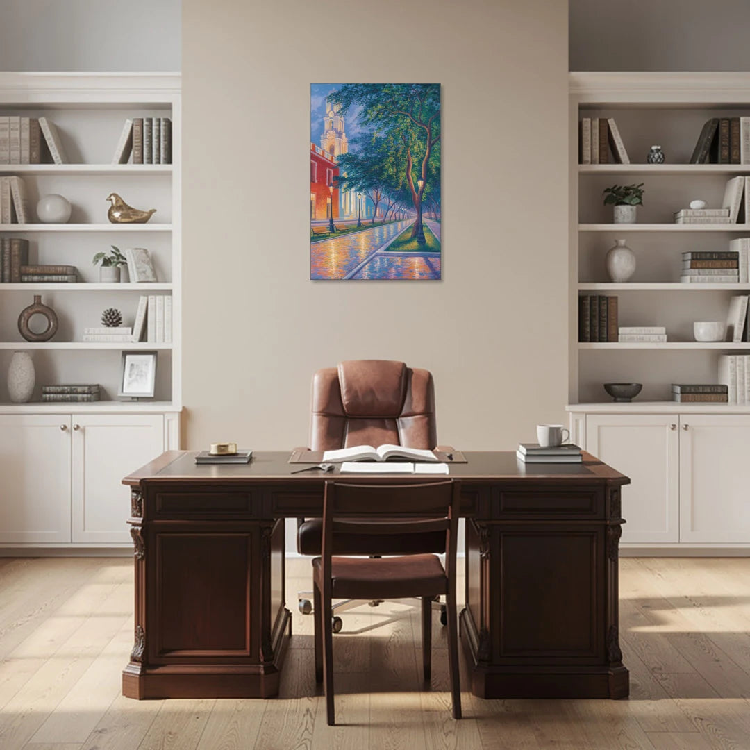Independencia Park Evening - Canvas Wall Art - Office - 24x36