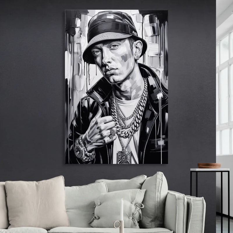 Infinite Bars 2.0 Sitting Room - Canvas Wall Art