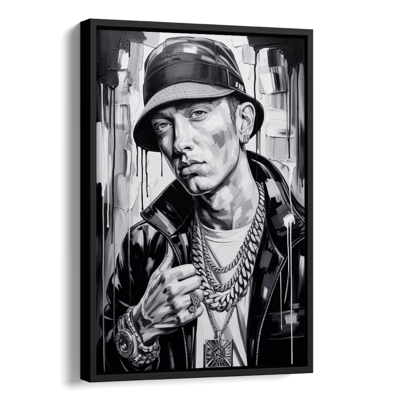 Infinite Bars 2.0 Side - Black Canvas Wall Art