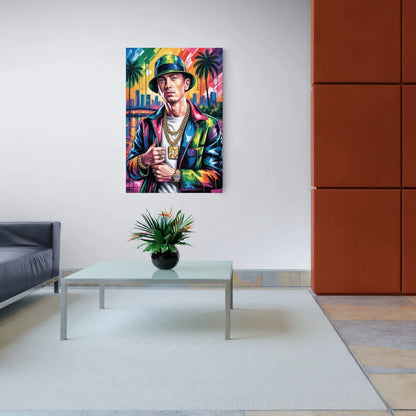 Infinite Bars - Canvas Wall Art Living Room