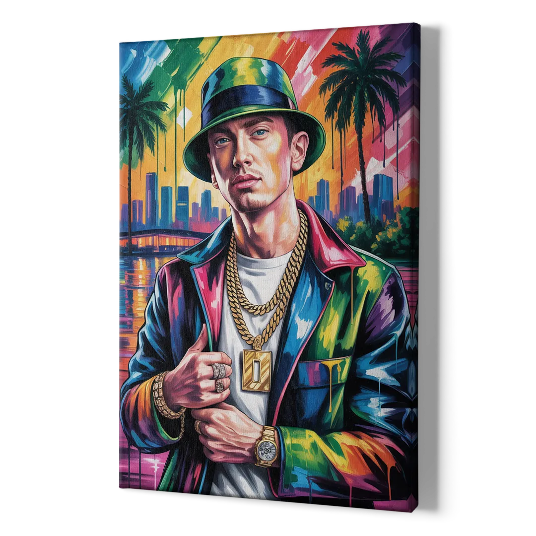 Infinite Bars - Canvas Print Art Sides