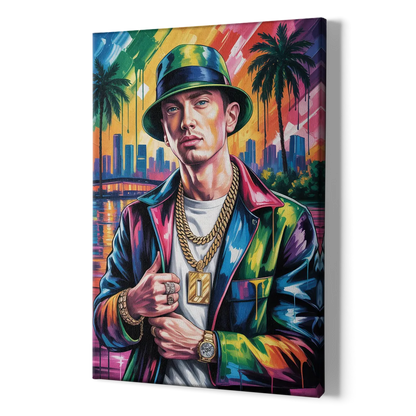 Infinite Bars - Canvas Print Art Sides