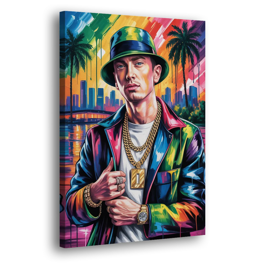 Infinite Bars Side - Canvas Wall Art